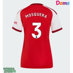 Arsenal Cristhian Mosquera #3 Replika Hjemmebanetrøje Dame 2026-27 Kortærmet